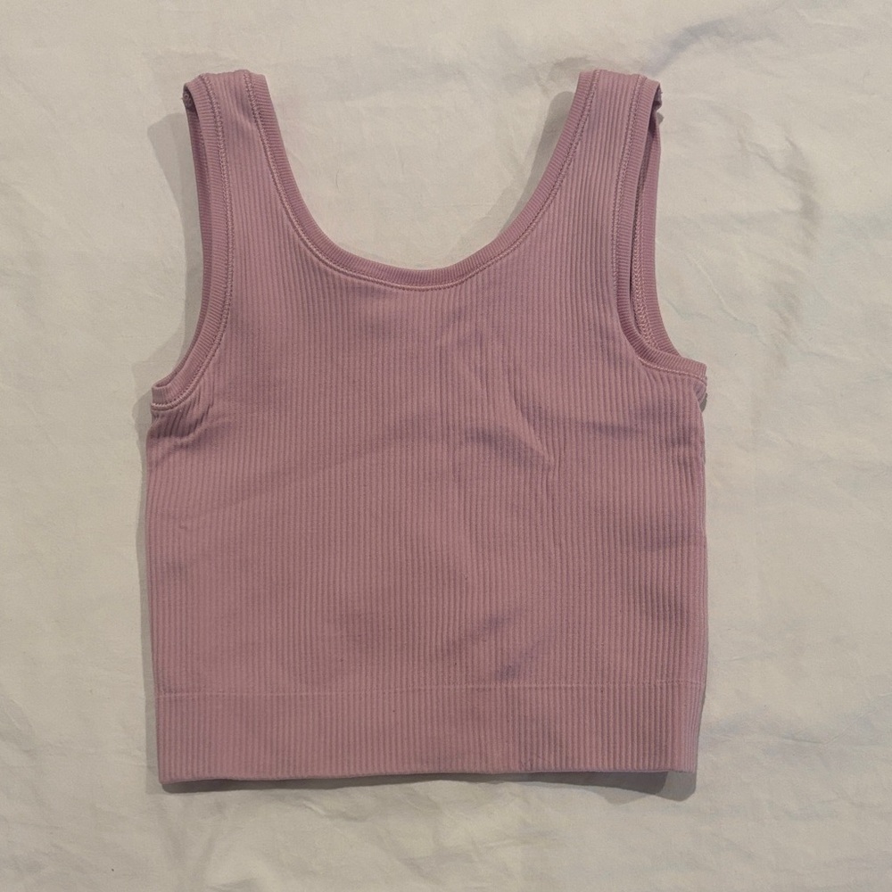 Athleta Kids Ribbed Tank Top - Pink